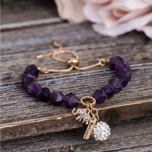 Amethyst stone bracelet